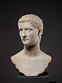 Marble portrait bust of the emperor Gaius, known as Caligula, Marble, Roman