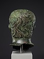 Bronze portrait of a man, Bronze, Roman