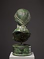 Bronze portrait bust of a Roman matron, Bronze, Roman