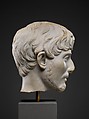 Marble portrait of a man, Marble, Roman