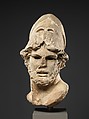 Marble head of a Greek general, Marble, Pentelic ?, Roman