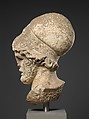 Marble head of a Greek general, Marble, Pentelic ?, Roman