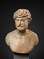 Marble bust of a bearded man, Marble, Roman
