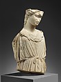 Marble head and torso of Athena, Marble, Pentelic, Roman