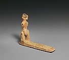 Toy in the form of a male(?) figure, Terracotta, Cypriot