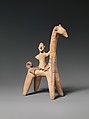 Terracotta mounted figure, Terracotta, Cypriot