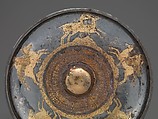 Gilt silver phiale mesomphalos, Silver-gilt, Greek