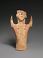 Terracotta female figure, Terracotta, Cypriot