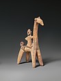 Terracotta mounted figure, Terracotta, Cypriot