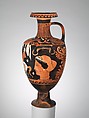 Terracotta hydria (water jar), Attributed to the Group of Naples 3227, Terracotta, Greek, South Italian, Campanian