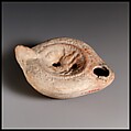 Terracotta oil lamp, Terracotta, Roman, Cypriot