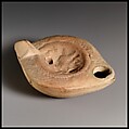 Terracotta oil lamp, Terracotta, Roman, Cypriot