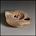 Terracotta oil lamp, Terracotta, Roman, Cypriot