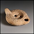 Terracotta oil lamp, Terracotta, Roman, Cypriot