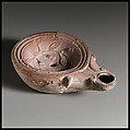 Terracotta oil lamp, Terracotta, Roman, Cypriot
