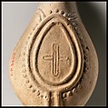 Terracotta oil lamp, Terracotta, Roman