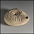Terracotta oil lamp, Terracotta, Roman, Egyptian (?)