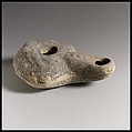 Terracotta oil lamp, Terracotta, Greek