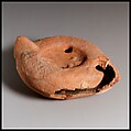 Terracotta oil lamp, Terracotta, Roman