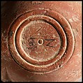 Terracotta oil lamp, Terracotta, Roman