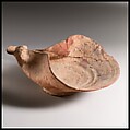Terracotta ladle-saucer or shovel, Terracotta, Cypriot