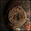 Terracotta oil lamp, Terracotta, Roman