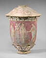 Terracotta vase, Terracotta, Greek, Sicilian, Centuripe