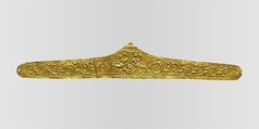 Pediment-shaped gold diadem, Gold, Greek