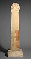 Marble grave stele of Antigenes, Marble, Hymettian (base), Greek, Attic