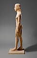 Marble statue of a kouros (youth), Marble, Naxian, Greek, Attic