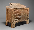 Terracotta larnax (chest-shaped coffin), Terracotta, Minoan