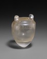 Rock-crystal ovoid vessel with wide mouth, Rock crystal, Greek, Eastern Mediterranean