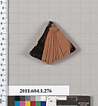 Terracotta fragment of a kylix (drinking cup), Attributed to Curtius Painter [DvB], Terracotta, Greek, Attic