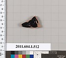 Terracotta fragment of a kylix (drinking cup), Terracotta, Greek, Attic