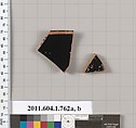 Terracotta fragments of kylikes (drinking cups), Terracotta, Greek, Attic