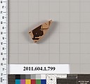 Terracotta fragment of a kylix (drinking cup), Terracotta, Greek, Attic