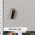 Terracotta fragment of a kylix (drinking cup), Terracotta, Greek, Attic