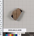 Terracotta fragment of a kylix (drinking cup), Terracotta, Greek, Attic