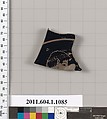 Terracotta fragment of a kylix (drinking cup), Terracotta, Greek, Attic