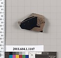 Terracotta fragment of a kylix (drinking cup), Terracotta, Greek, Attic