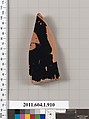 Terracotta fragment of a kylix (drinking cup), Terracotta, Greek, Attic