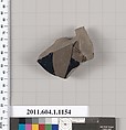 Terracotta fragment of a kylix (drinking cup), Terracotta, Greek, Attic