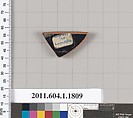 Terracotta rim fragment of a kylix (drinking cup), Attributed to the Followers of Makron [DvB], Terracotta, Greek, Attic
