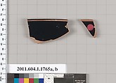 Terracotta rim fragments of kylikes(drinking cups), Terracotta, Greek, Attic