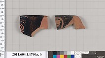 Terracotta rim fragments of kylikes(drinking cups), Terracotta, Greek, Attic