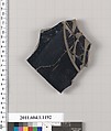 Terracotta fragment of a kylix (drinking cup), Terracotta, Greek, Attic