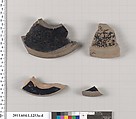 Terracotta fragments of kylikes (drinking cups), Terracotta, Greek, Attic