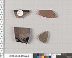 Terracotta rim fragments of kylikes(drinking cups), Terracotta, Greek, Attic