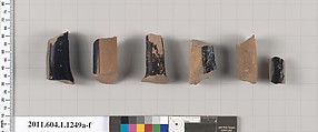 Terracotta fragments of kylikes (drinking cups), Terracotta, Greek, Attic