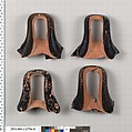 Terracotta fragments of kylikes (drinking cups), Terracotta, Greek, Attic